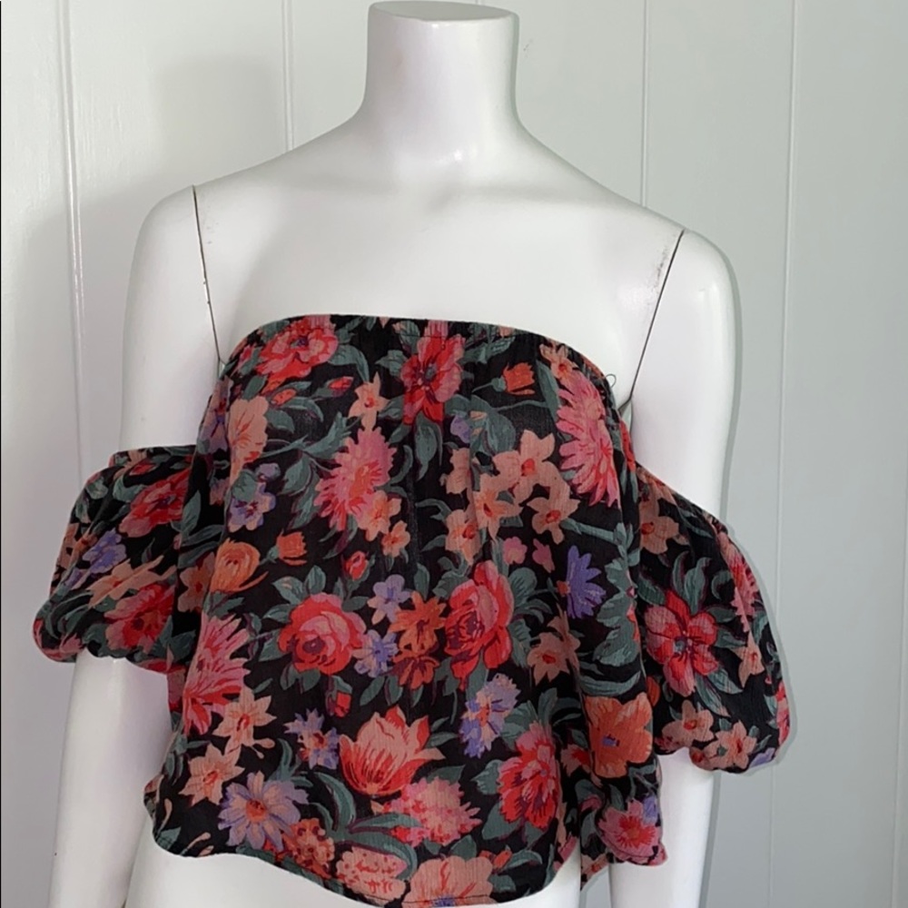 Floral off the shoulder Blouse